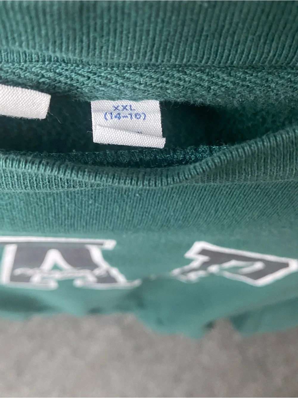 GAP kid's Forest Green Logo Crewneck Sweatshirt